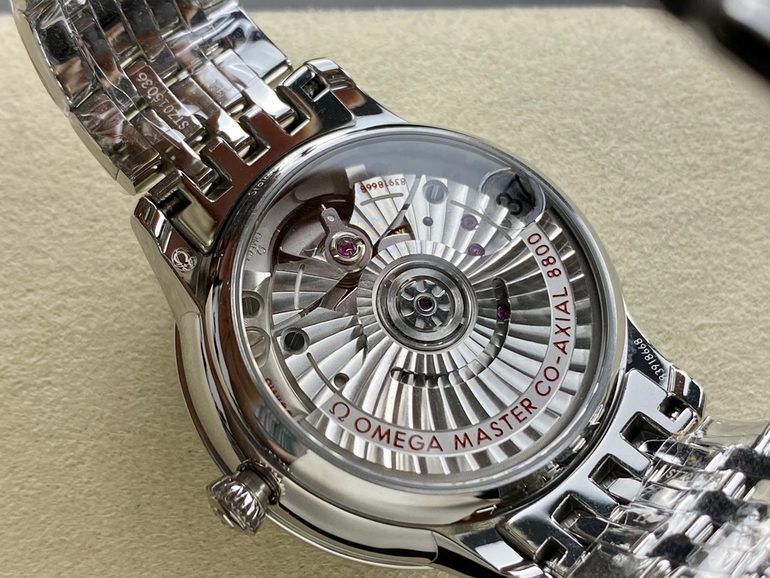 FashionForward CBD Factory Omega De Ville Prestige 40mm Dark Blue Dial Stainless Steel Bracelet (434.10.40.20.03.001) 1:1 Super Clone – DD8800 Movement 338